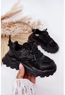 Dětské sportovní sneakers Tilvianea – černé