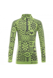 Dětské funkční prádlo - triko ALPINE PRO SEAMO acid lime