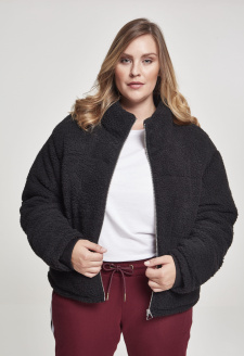 Dámská boxy Sherpa Puffer Jacket černá