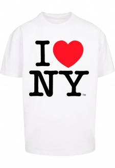 Pánské trčiko I Love NY Oversize bílé