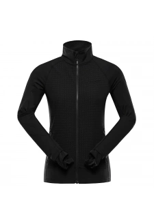 Dámská rychleschnoucí mikina s prostretch ALPINE PRO QUERTA 2 black
