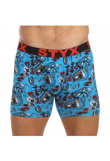 Pánské boxerky Styx long art sportovní guma hudba