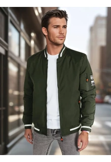 Kurtka męska przejściowa bomberka zielona Dstreet TX5024