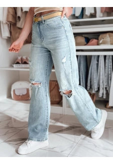 Spodnie damskie jeansowe wide leg STYLLEG niebieskie Dstreet UY2491