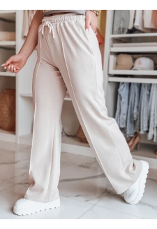 Spodnie damskie dresowe DRESSANIK jasnobeżowe Dstreet UY2702