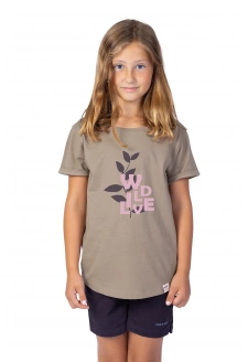 Dívčí tričko Hannah CLOE JR greige