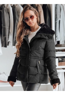 Kurtka damska pikowana WINTERGIRL czarna Dstreet TY4933