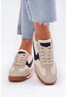 Dámské sportovní sneakersy Zerina – béžové