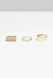 Sada prstenů Pray - zlaté barvy