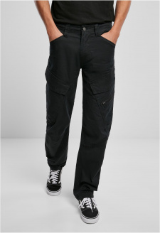 Adven Slim Fit Cargo Pants černé