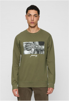 Modlit se 2.0 Crewneck oliva