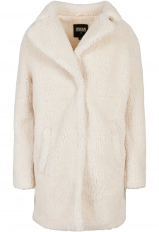 Dámský oversized Sherpa Coat whitesand