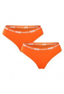 2PACK dámské kalhotky brazilky Puma oranžové