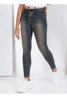 Jeansy damskie skinny granatowe Dstreet UY2825