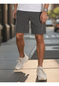 Spodenki męskie dresowe ciemnoszare Dstreet SX2484