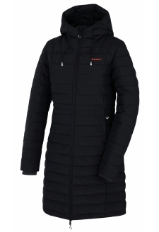 Dámský péřový kabát Husky Daili L black