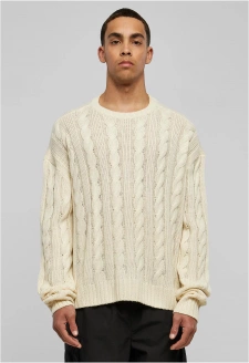 Boxy svetr pískový