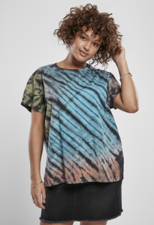 Dámské tričko Tie Dye Boyfriend Tee černé