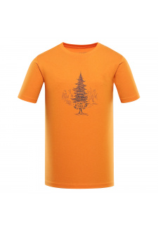 Pánské triko z organické bavlny ALPINE PRO EKK russet orange varianta pb