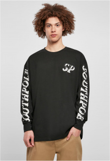 Southpole Script Longsleeve černá