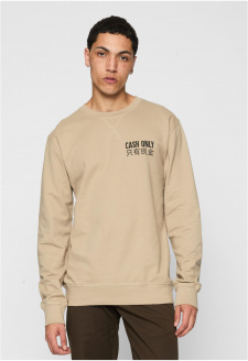 Pouze hotovost Crewneck darksand