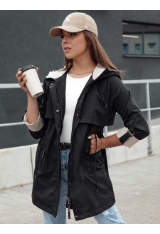 Dámská parka bunda STYLE QUEEN černá Dstreet TY4395