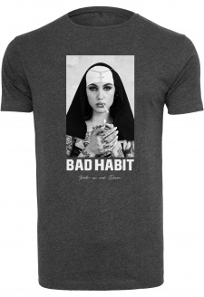 Bad Habit Tee dřevěné uhlí