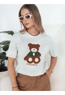 T-shirt damski BAREN pistacjowy Dstreet RY2540