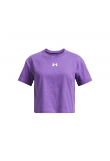 Dívčí tričko Under Armour CROP SPORTSTYLE LOGO SS