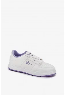 Dámské tenisky Big Star HI-POLY SYSTEM – bílo-fialové