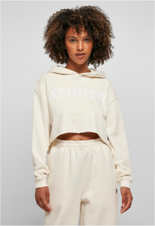 Ladies Starter Cropped Hoody světle bílá