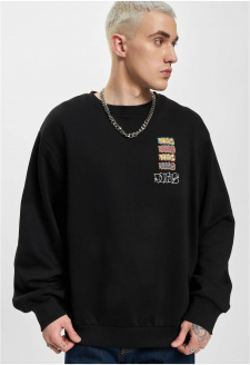 Nebezpečný DNGRS Wallarts Crewneck černý