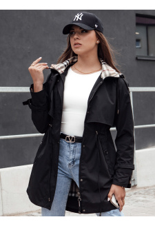 Dámská parka bunda FASHLOVE černá Dstreet TY4392