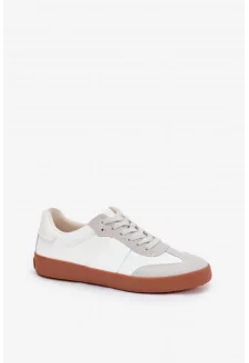 Dámské látkové tenisky Big Star – bílo-šedé