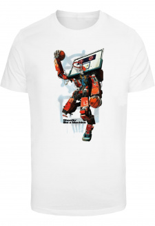 Pánské tričko Bball Robot bílé