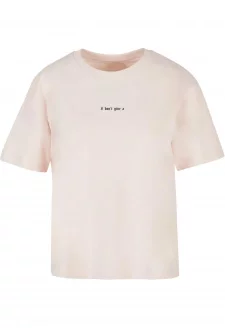 Pánské tričko I Don't Give A - růžové