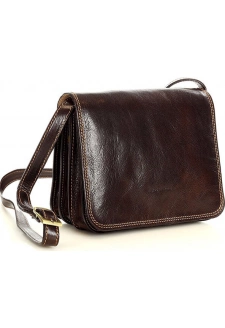 MARCO MAZZINI coffee hnědá crossbody kabelka
