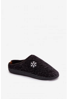 Pánské domácí pantofle Darline – černé