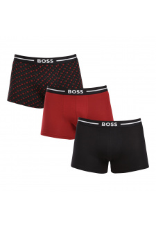 3PACK pánské boxerky BOSS vícebarevné