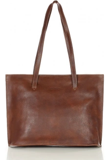 MARCO MAZZINI Hnědá dámská business kabelka