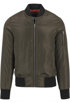 2-Tone Bomber Jacket darkolive/černá