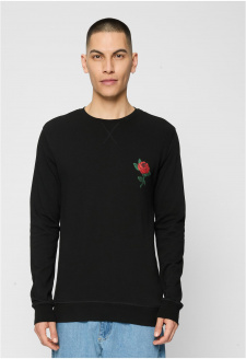 Rose Crewneck černá