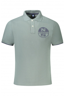 NORTH SAILS POLO MANICHE CORTE UOMO VERDE