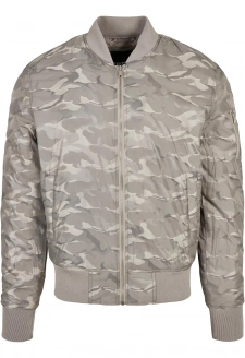 Tonal Camo Bomber Jacket kámen