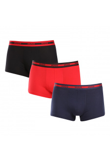 3PACK pánské boxerky HUGO vícebarevné