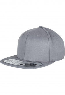 110 Fitted Snapback šedý