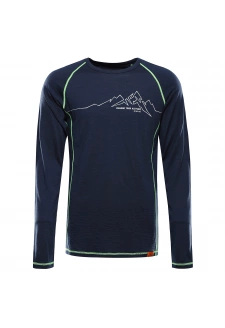 Pánské merino triko ALPINE PRO MEREN moonlit ocean