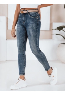 Jeansy damskie skinny granatowe Dstreet UY2818