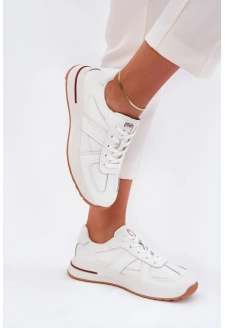 Dámské kožené sportovní sneakersy Daniel Lopez Just Dare – bílé