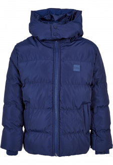 Chlapecká bunda Puffer s kapucí spaceblue